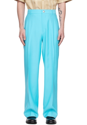 Burberry Blue Tailored Trousers