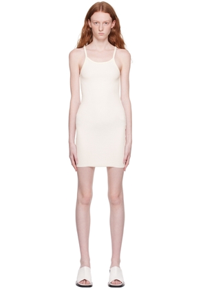 ÉTERNE Off-White Tank Minidress