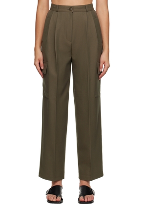The Frankie Shop Green Maesa Trousers