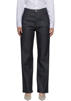 TOTEME Navy Twisted Seam Jeans
