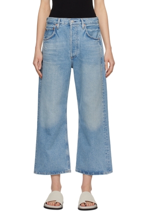Citizens of Humanity Blue Gaucho Jeans