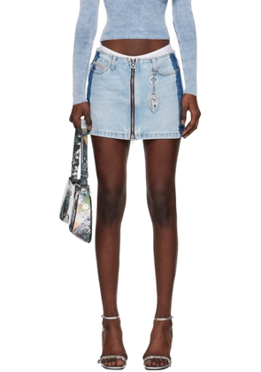 Diesel Blue De-Ron-S4 Denim Miniskirt