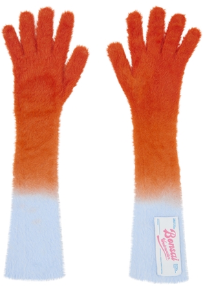 Bonsai Blue & Orange Gradient Gloves