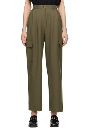 The Frankie Shop Khaki Maesa Trousers