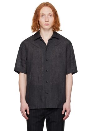 Brioni Gray Tennis-Tail Shirt