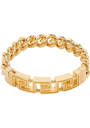 Versace Gold Greca Chain Bracelet