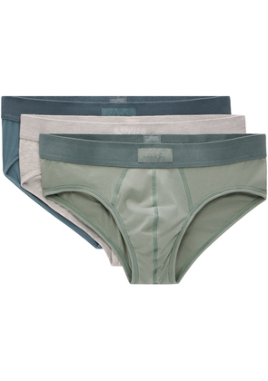 SKIMS Three-Pack Multicolor SKIMS Cotton Briefs
