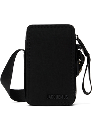 JACQUEMUS Black 'The vertical Cuerda' Bag