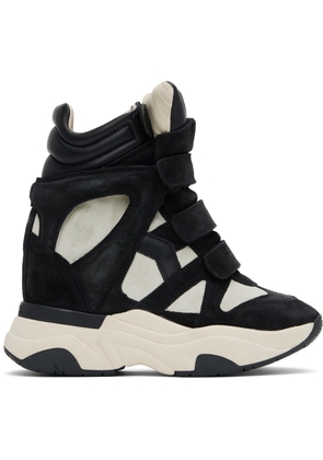 Isabel Marant Off-White & Black Balskee Sneakers