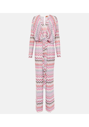 Missoni Printed lame jumpsuit