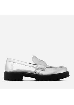 Tory Burch Women's Classic Leather Lug Loafers - Argento - UK 6