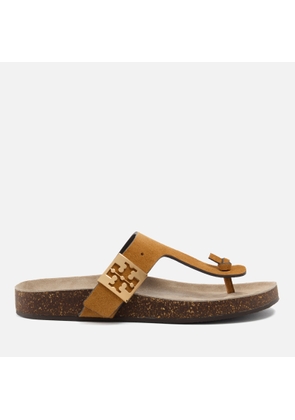 Tory Burch Women's Mellow Suede Toe-Post Sandals - UK 3.5