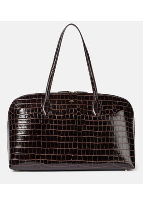 Toteme Croc-effect leather tote bag