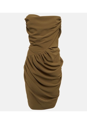 Vivienne Westwood Draped strapless minidress