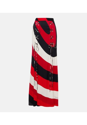 Pucci Iride crepe maxi skirt