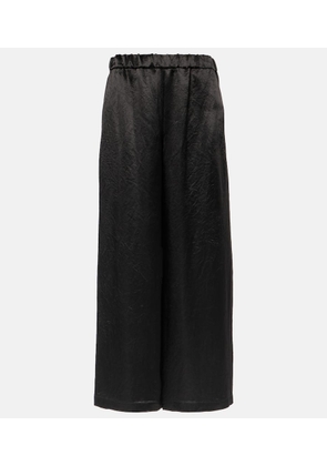 Max Mara Leisure Accanto satin palazzo pants