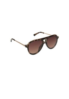 DIFF EYEWEAR Tosca III Sunglasses in Brown.