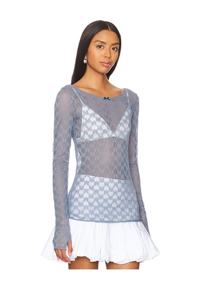 Free People x Intimately FP From Me To You Long Sleeve in Blue. Size S. Also in XS.