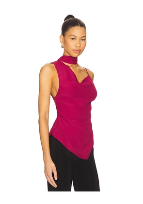 Free People True To You Tank in Burgundy. Size L. Also in M, S, XL, XS.