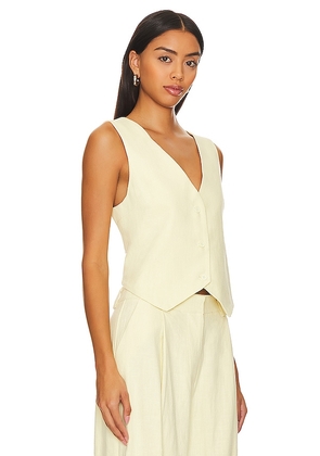 LIONESS Leo Vest in Yellow. Size XL. Also in L, M, S, XS, XXL, XXS.