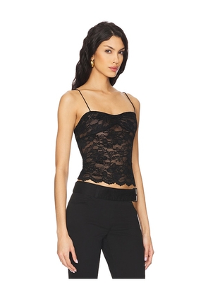 LIONESS Yves Cami in Black. Size M. Also in L, S, XL, XS, XXL.