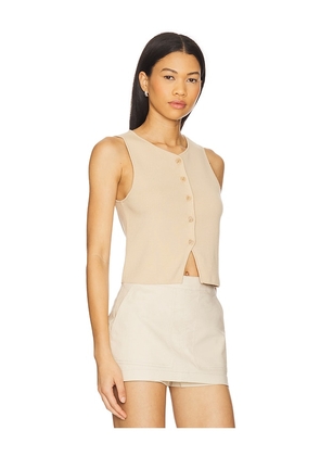 Lovers and Friends Zinnia Vest in Beige. Size M. Also in L, S, XS.