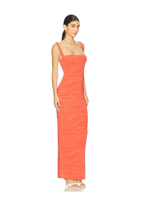 superdown Ezra Maxi Dress in Orange. Size M. Also in L, S, XL, XS, XXS.