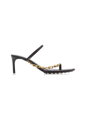 Bottega Veneta Leaf Leather Sandals - Moda Operandi