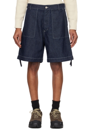 C. P. Company Blue 3/1 Denim Shorts