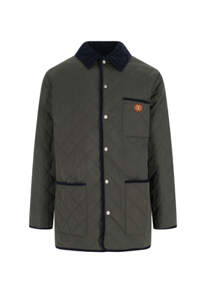 Valentino Quilted Jacket vlogo