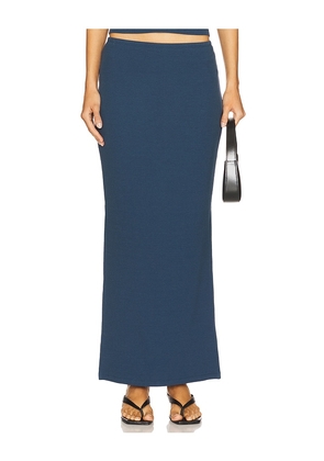 LNA Steph Ribbed Skirt in Slate. Size XL. Also in L, M, S, XS.