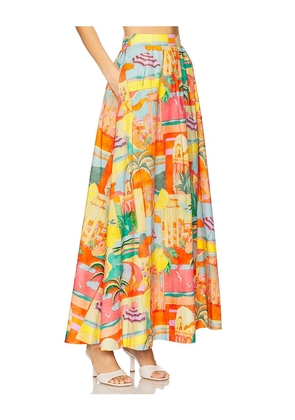 Show Me Your Mumu Pisa Skirt in Orange. Size L. Also in S.