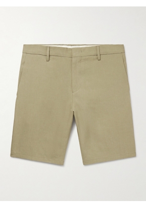 Paul Smith - Straight-Leg Linen Shorts - Men - Brown - 38