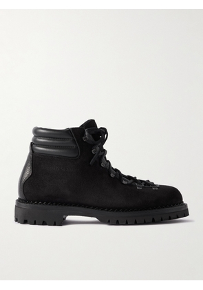Yuketen - Leather-Trimmed Suede Boots - Men - Black - US 7