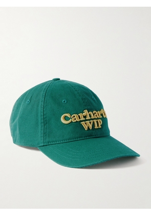 Carhartt WIP - Logo-Embroidered Cotton-Twill Baseball Cap - Men - Green