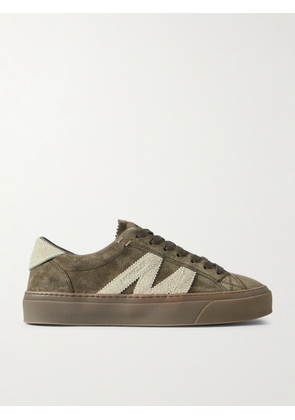 Moncler - Monaco2 Suede Sneakers - Men - Green - EU 41