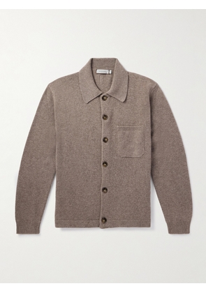 Canali - Wool and Cashmere-Blend Cardigan - Men - Neutrals - IT 46