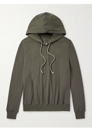 Rick Owens - Organic Cotton-Jersey Hoodie - Men - Green - XS