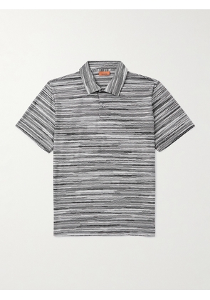 Missoni - Space-Dyed Cotton Polo Shirt - Men - Gray - S