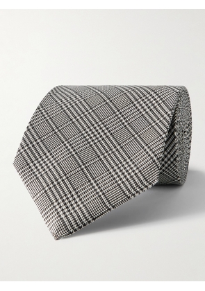 TOM FORD - 9cm Prince of Wales Silk Tie - Men - Gray