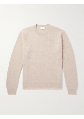 Lardini - Ribbed Virgin Wool and Cashmere-Blend Sweater - Men - Neutrals - S