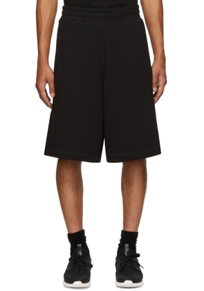 Moncler Black French Terry Shorts