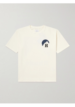 Rhude - Moonlight Logo-Print Cotton-Jersey T-Shirt - Men - White - XS