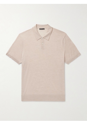 James Perse - Slim-Fit Cashmere Polo Shirt - Men - Neutrals - 1