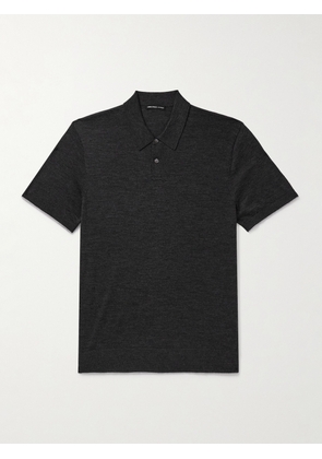 James Perse - Cashmere Polo Shirt - Men - Black - 1