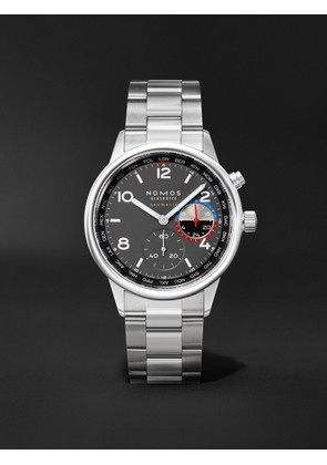 NOMOS Glashütte - Club Sport Neomatik Worldtimer Volcano Limited Edition Automatic 40mm Stainless Steel Watch, Ref. No. 790.S1 - Men - Silver