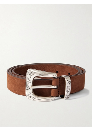 Anderson's - 3cm Nubuck Belt - Men - Brown - EU 75