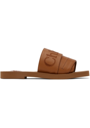 Chloé Brown Woody Mules