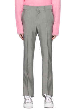 Givenchy Gray Zip Trousers