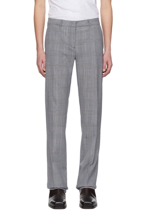 Coperni Gray Check Trousers